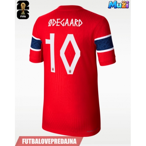 Lacne Muži Futbalové dres Nórsko Martin Odegaard #10 MS 2026 Krátky Rukáv - Domáci